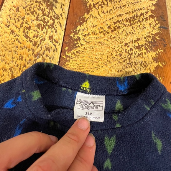 Patagonia baby reversible fall jacket coat and tribal patterned fleece - Picture 9 of 12